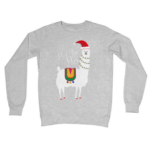 Christmas Llama Crew Neck Sweatshirt