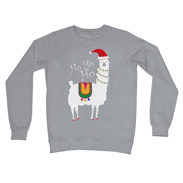 Christmas Llama Crew Neck Sweatshirt