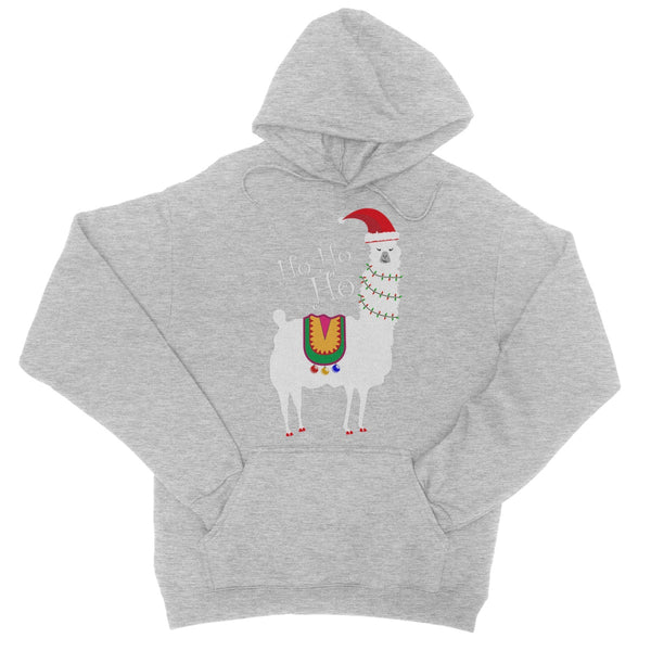 Christmas Llama College Hoodie