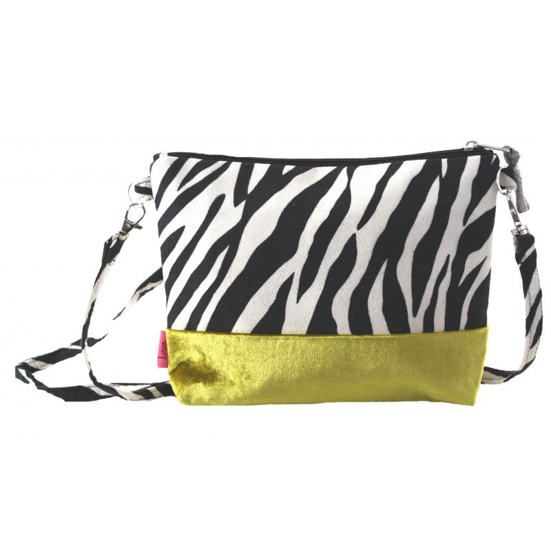 Banded Mini bag zebra Fig and Willow
