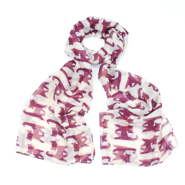 Cats Scarf - Various Colours