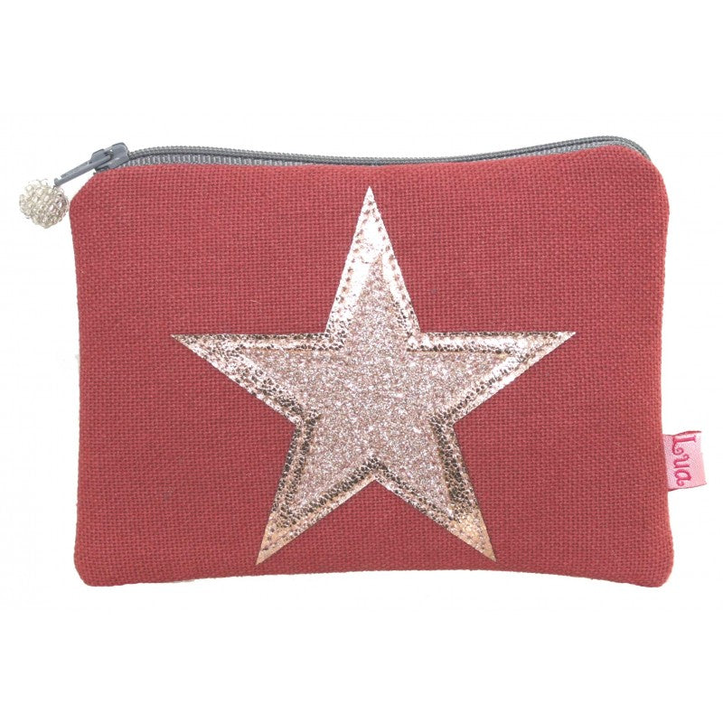 Double Star Coin Purse Fig and Willow