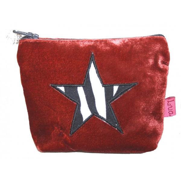 Mini Coin Purse - Zebra Star