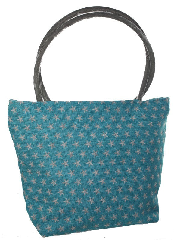 Tote Star - Turquoise Grey