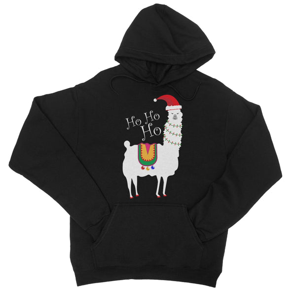 Christmas Llama College Hoodie